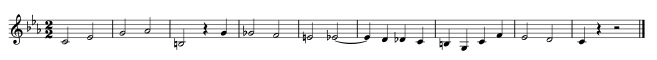 Fugue theme